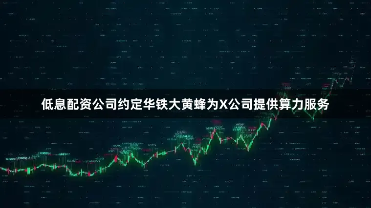 低息配资公司约定华铁大黄蜂为X公司提供算力服务
